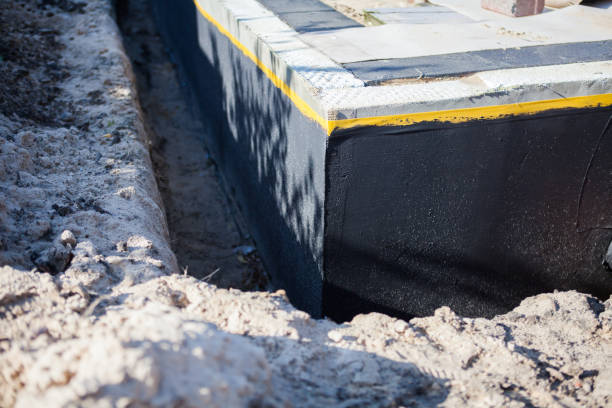 Residential Waterproofing installation at a Dalton, OH home by SJ Waterproofing Pros